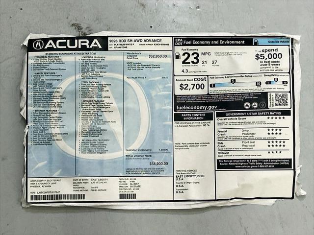 2026 Acura RDX Advance