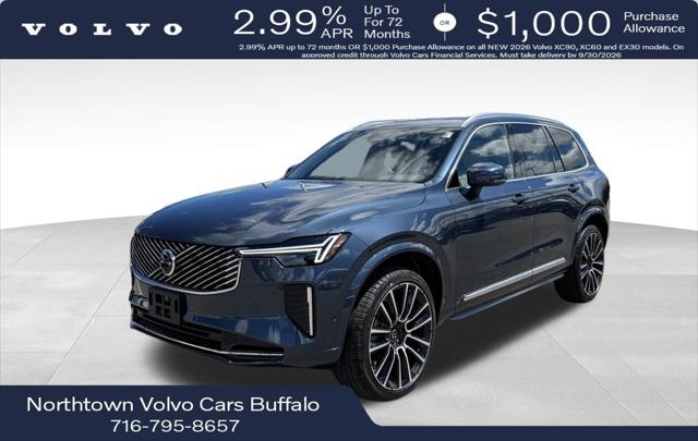 2026 Volvo XC90 Plus, B6 AWD Gas mild hybrid, Gasoline, Bright, 7 Seats for sale in Amherst, NY