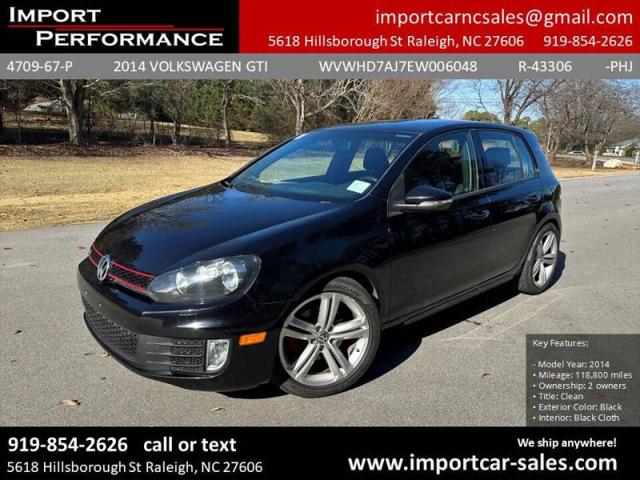 2014 Volkswagen GTI Wolfsburg Edition for sale in Raleigh, NC
