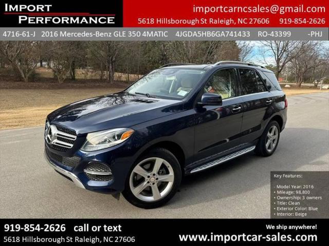 2016 Mercedes-Benz GLE GLE 350 4MATIC for sale in Raleigh, NC