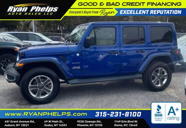 2018 Jeep Wrangler Unlimited Sahara 4x4 for sale in Rome, NY