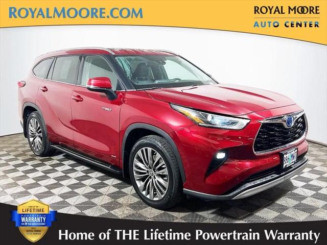2021 Toyota Highlander Hybrid Platinum for sale in Hillsboro, OR