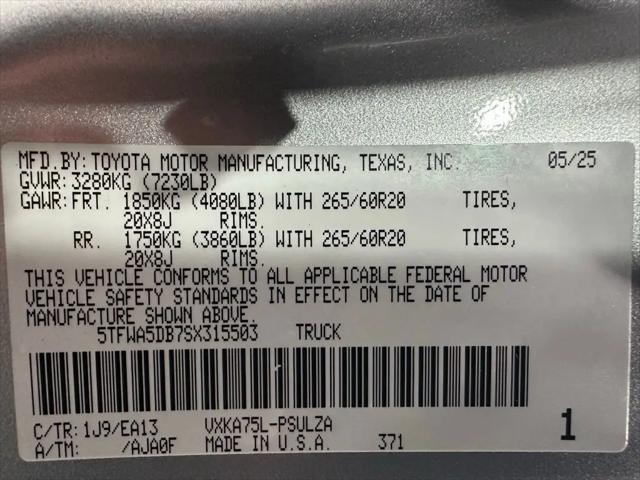 2025 Toyota Tundra Limited