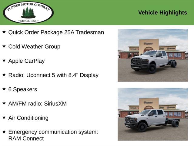 2026 RAM 3500 Chassis RAM 3500 TRADESMAN CREW CAB CHASSIS 4X4 60 CA