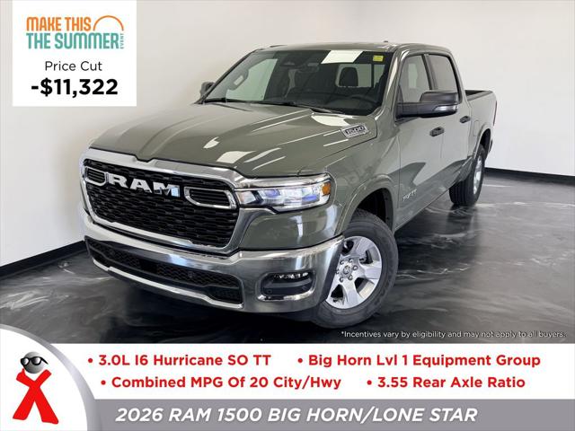 2026 RAM 1500 RAM 1500 BIG HORN CREW CAB 4X4 57 BOX