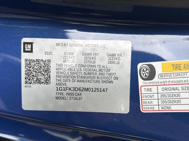 2021 Chevrolet Camaro RWD Convertible ZL1