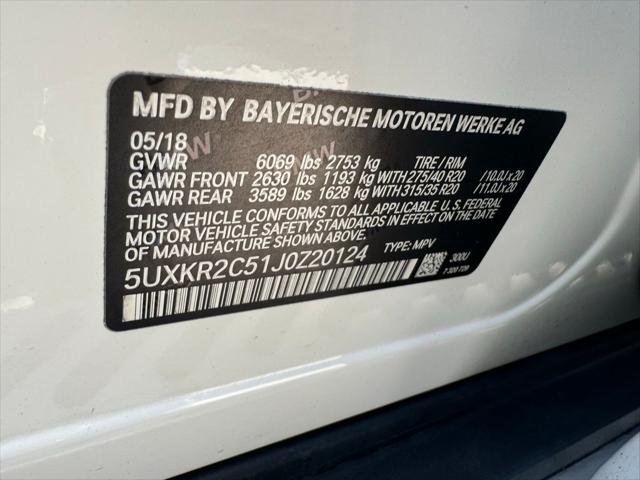 2018 BMW X5 sDrive35i
