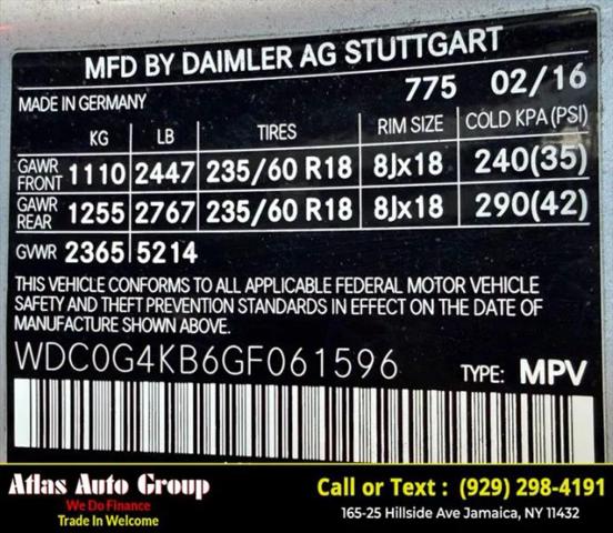 2016 Mercedes-Benz GLC 4MATIC