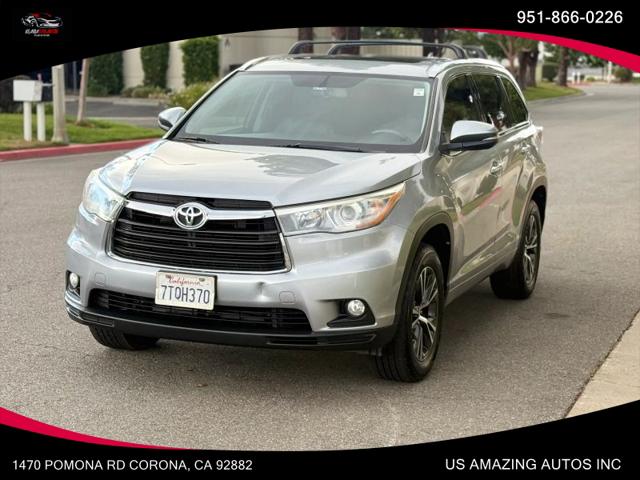 2016 Toyota Highlander XLE V6 for sale in Corona, CA