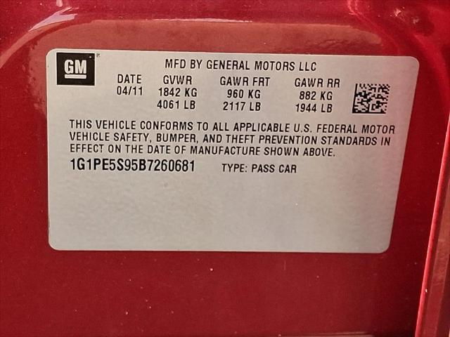 2011 Chevrolet Cruze LT
