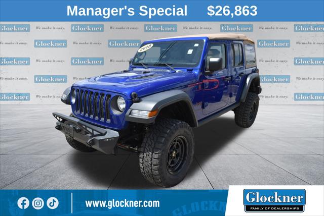 2018 Jeep Wrangler Unlimited Rubicon 4x4 for sale in South Point, OH