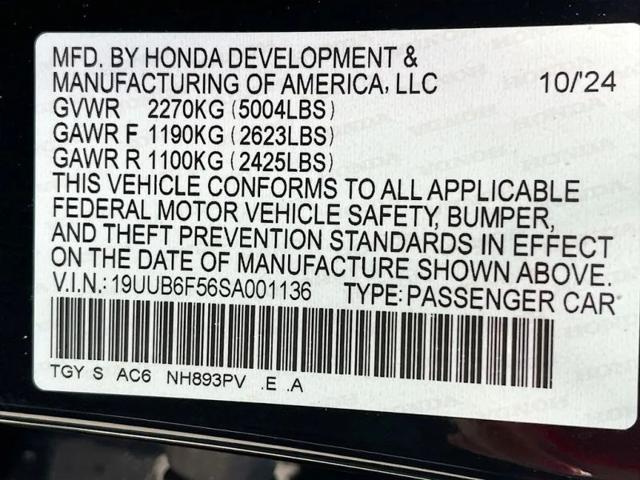 2025 Acura TLX A-SPEC Package