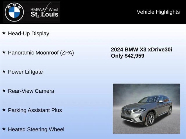 2024 BMW X3 xDrive30i