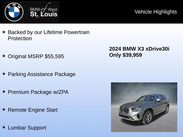 2024 BMW X3 xDrive30i