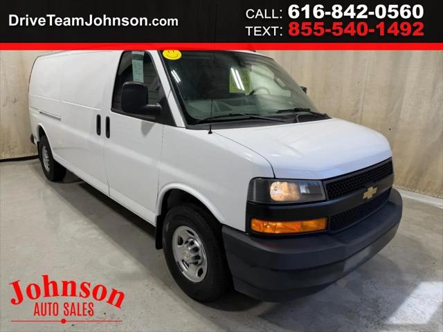 2020 Chevrolet Express Cargo Van RWD 3500 Extended Wheelbase WT for sale in Fruitport, MI