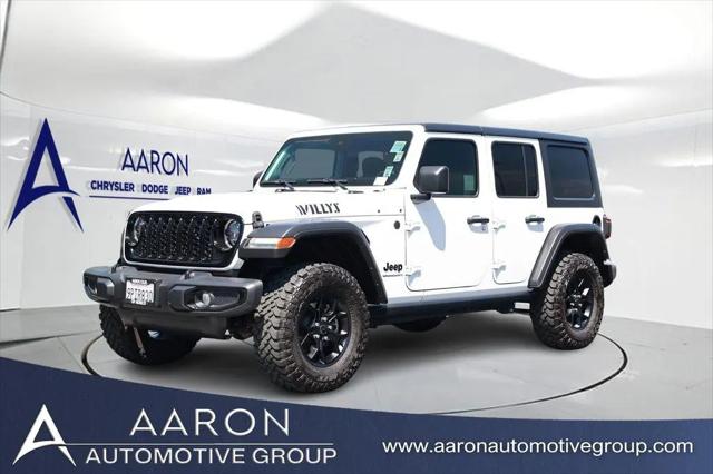 2024 Jeep Wrangler 4-Door Willys 4x4 for sale in Norco, CA