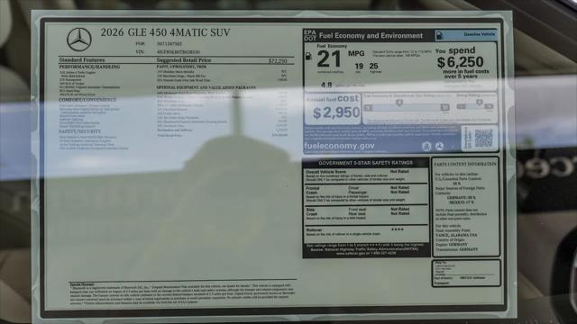 2026 Mercedes-Benz GLE GLE 450 4MATIC