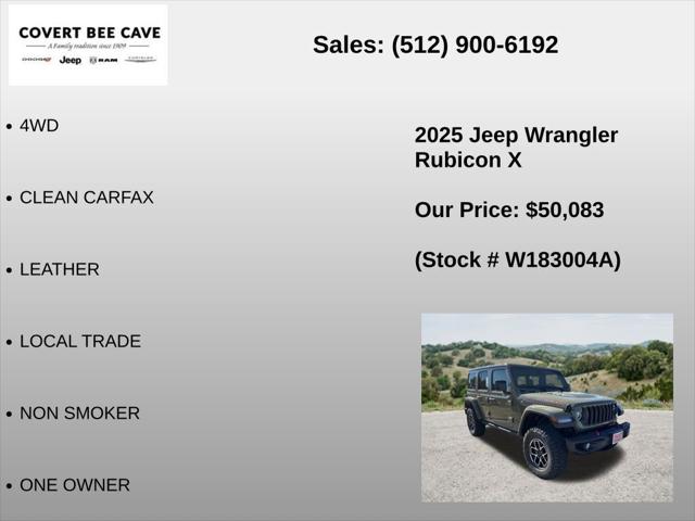 2025 Jeep Wrangler 4-Door Recon 4x4