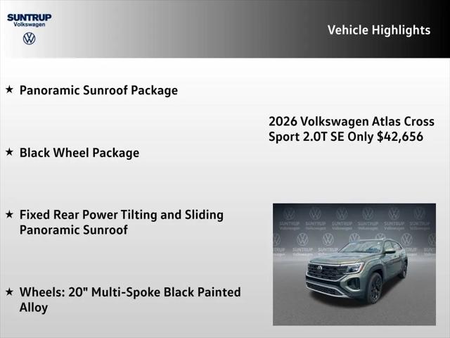 2026 Volkswagen Atlas Cross Sport SE with Technology