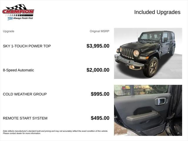 2019 Jeep Wrangler Unlimited Sahara 4x4