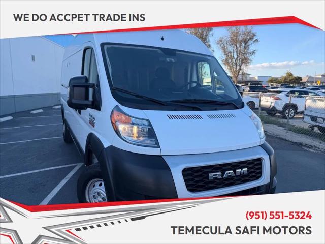2021 Ram ProMaster 2500 Cargo Van High Roof 159" WB for sale in Temecula, CA