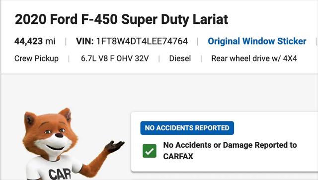 2020 Ford F-450 LARIAT