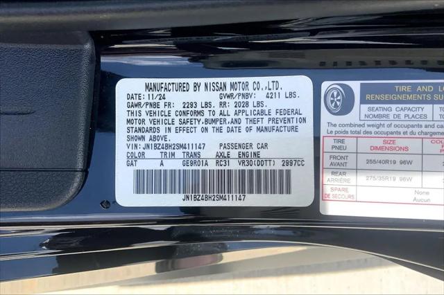 2025 Nissan Z Performance Automatic Transmission