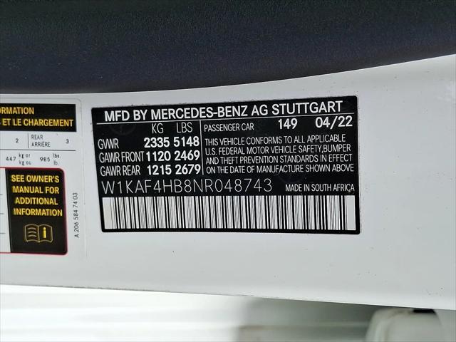 2022 Mercedes-Benz C-CLASS C 300 4MATIC Sedan