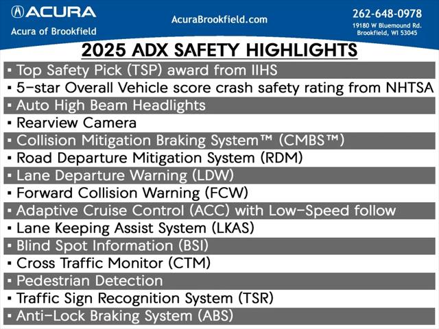 2026 Acura ADX A-Spec with Advance