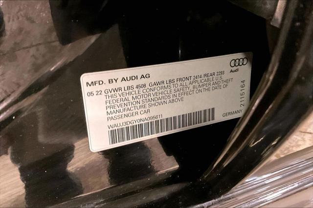 2022 Audi S3 Prestige TFSI quattro S tronic