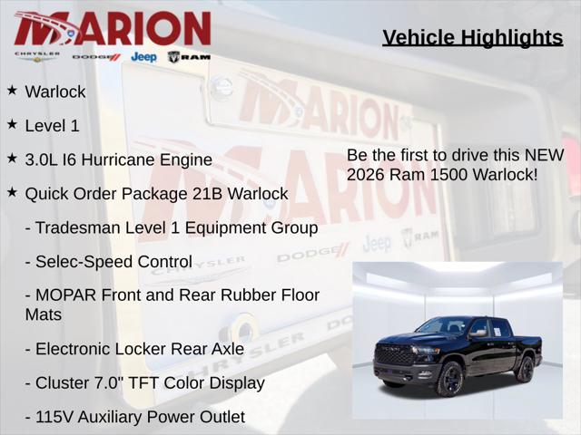 2026 Ram 1500 Warlock Crew Cab 4x4 57 Box