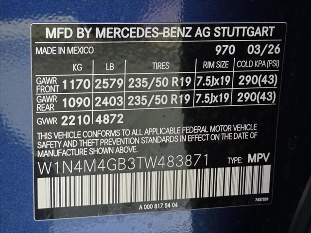 2026 Mercedes-Benz GLB GLB 250