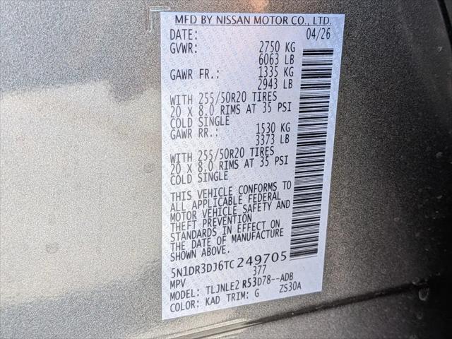 2026 Nissan Pathfinder Platinum