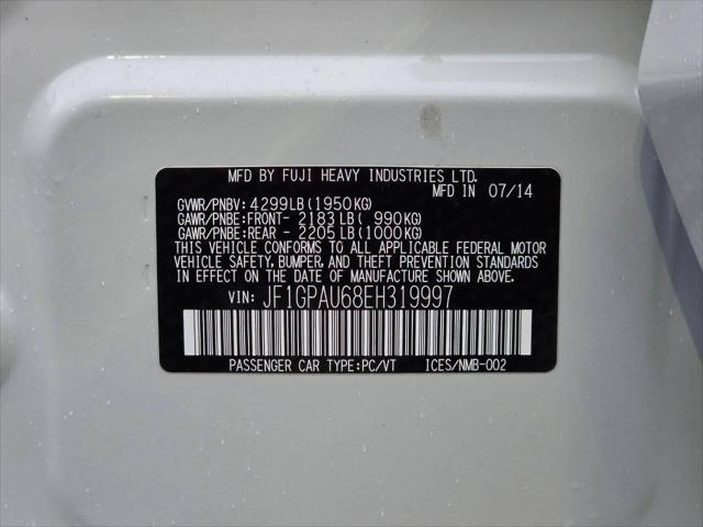 2014 Subaru Impreza 2.0i Sport Limited