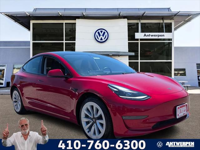 2022 Tesla Model 3 Rear-Wheel Drive for sale in Pasadena, MD