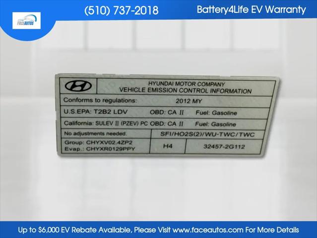2012 Hyundai Sonata Hybrid Hybrid Base