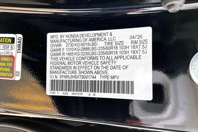 2026 Honda Odyssey EX-L