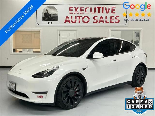 2022 Tesla Model Y Performance Dual Motor All-Wheel Drive for sale in Fresno, CA
