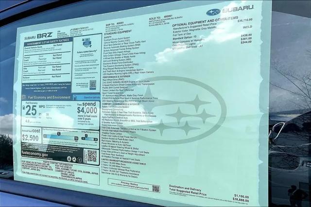 2026 Subaru BRZ Limited