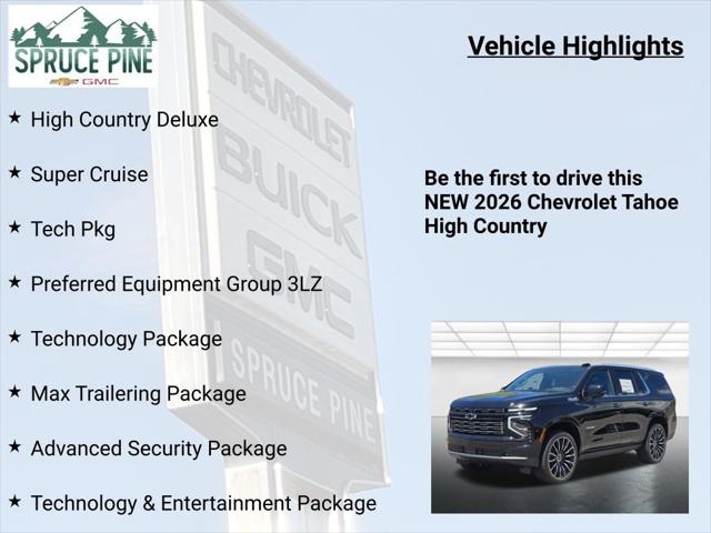 2026 Chevrolet Tahoe 4WD High Country