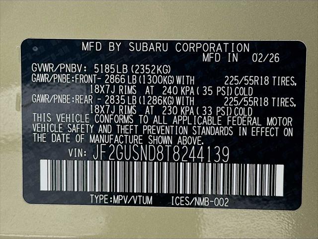 2026 Subaru Crosstrek Limited