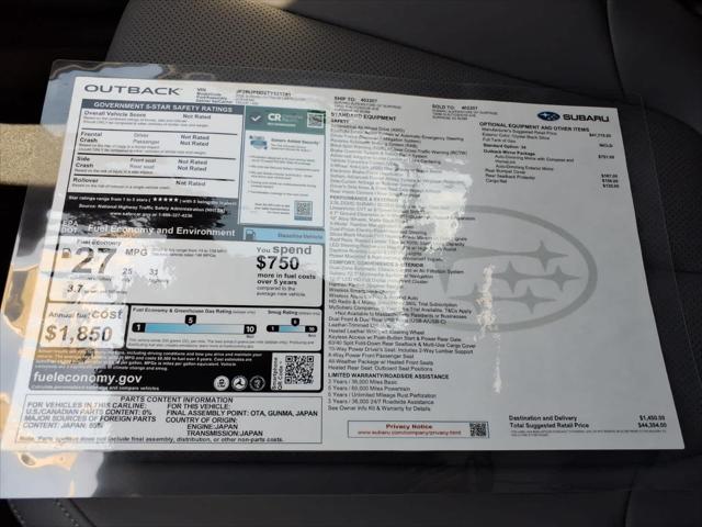 2026 Subaru Outback Limited
