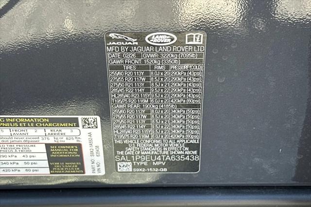 2026 Land Rover Range Rover Sport P360 SE