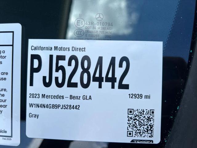 2023 Mercedes-Benz GLA-CLASS 250