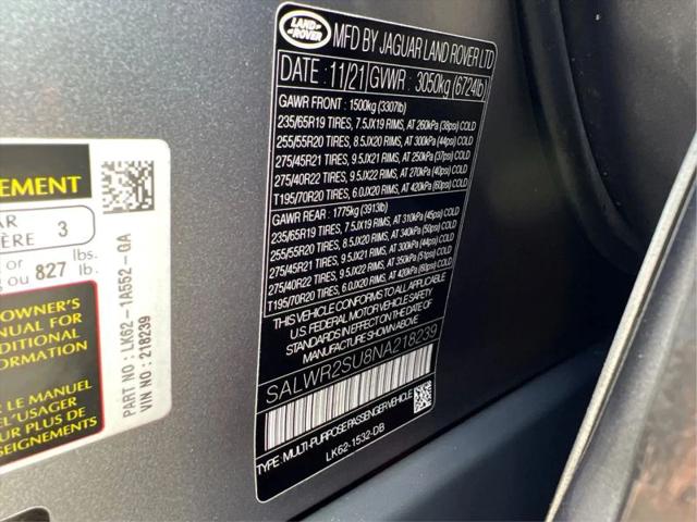 2022 Land Rover Range Rover Sport HSE Silver Edition MHEV