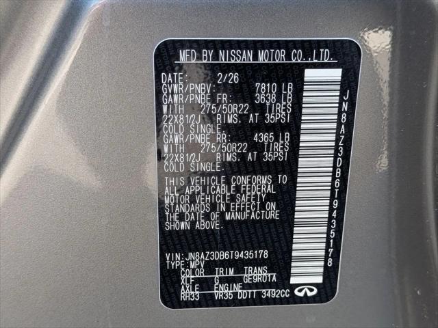 2026 INFINITI QX80 SPORT AWD