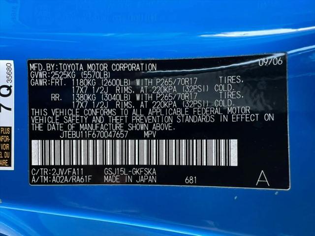 2007 Toyota FJ Cruiser Base