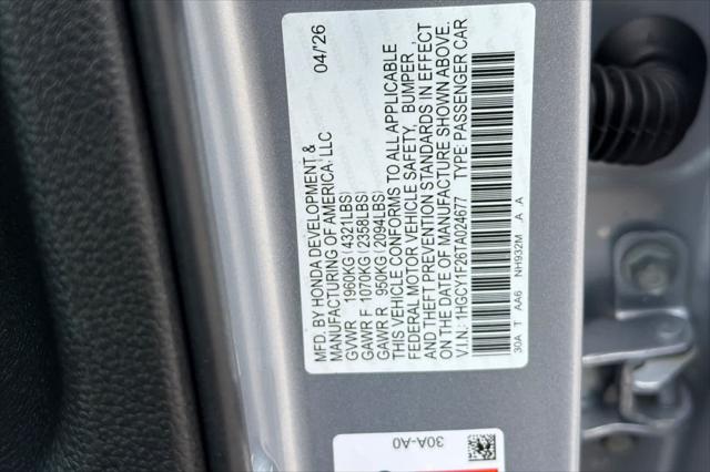 2026 Honda Accord Sedan LX