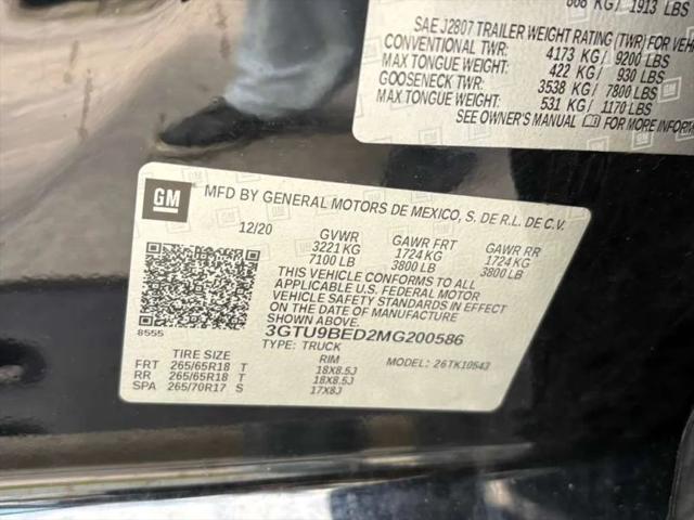 2021 GMC Sierra 1500 4WD Crew Cab Short Box SLE