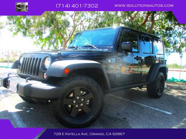 2017 Jeep Wrangler Unlimited Big Bear 4x4 for sale in Orange, CA